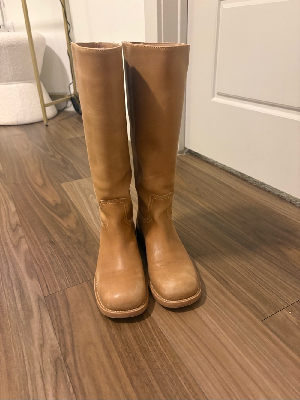 Steve Madden Tan Over-the-Knee Leather Boots - Picture 5 of 5